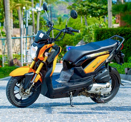 Rental Honda Zoomer X Orange Koh Samui