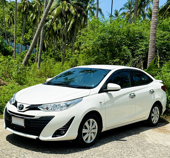 Rental Toyota Yaris Ativ White 2021 Koh Samui