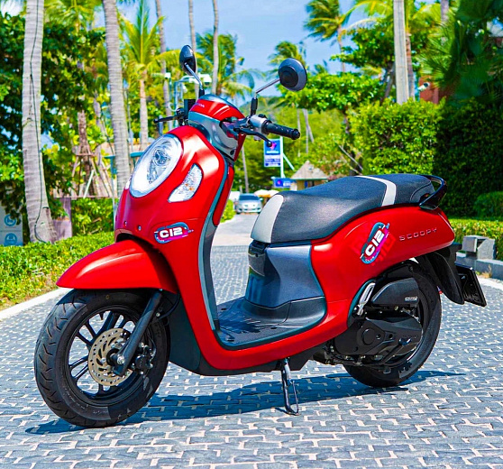 Rental Honda Scoopy Red Koh Samui