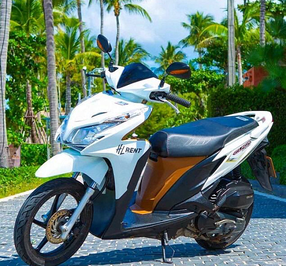 Rental Honda Click 125 White Koh Samui