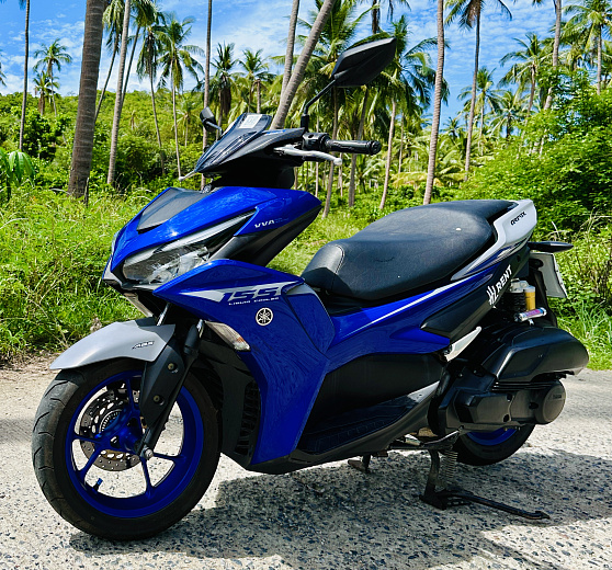Rental Yamaha Aerox Blue&Grey Koh Samui