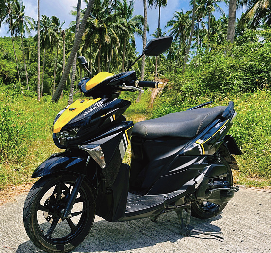 Rental Yamaha GT125 Yellow&Black Koh Samui
