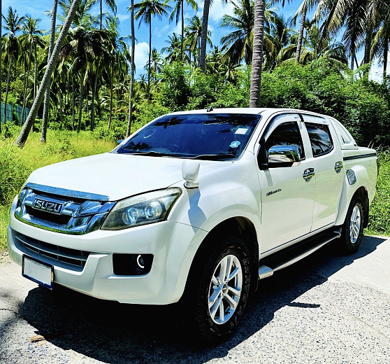Rental Isuzu D-max White 2017 Koh Samui