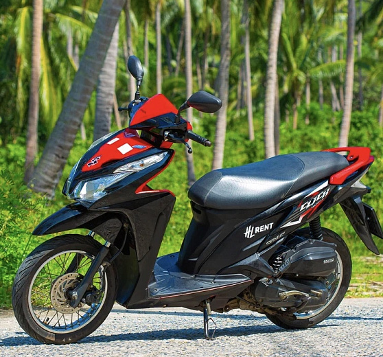 Арнеда Honda Click 125 Black&Red на Самуи