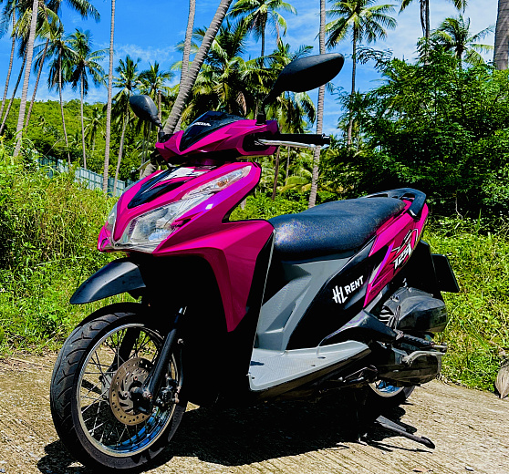 Rental Honda Click 125 Pink Koh Samui
