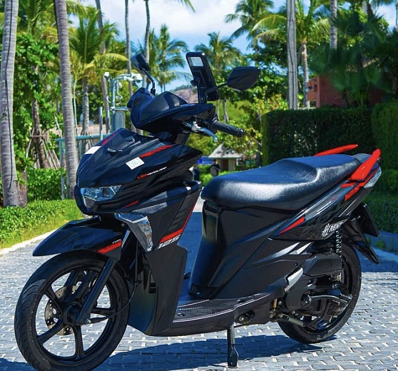 Rental Yamaha GT125 Black Koh Samui